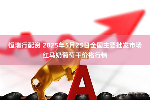 恒瑞行配资 2025年5月25日全国主要批发市场红马奶葡萄干价格行情